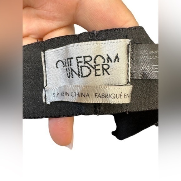 Urban Outfitters Out From Under Black laced patched bralette - Picture 2 of 4